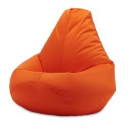 Adult Filling Highback Beanbag Cover, Detachable Portable Large Bean Bag Gamer Chair Recliner Beautiful Beanbags Memory Foam for Indoor and Outdoor-A