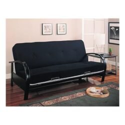 Coaster Home Furnishings Transitional Futon Frame, Black