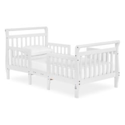 Dream On Me Emma 3 in 1 Convertible Toddler Bed, White