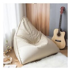 BeanBags Bean Bag for Adults and Kids Chair Storage, Bean Bag Adults Lounger Sack Home Waterproof for Home Garden Living Room (Color : Beige, Size : One Size)