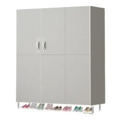 WSZJJ Simple Non Woven Cloth Wardrobe Dust Proof Storage Cabinet Wardrobe Collapsible Wardrobe Closet Furniture