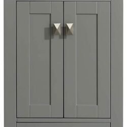 Eviva TVN414-20X18GR London 20" Transitional Grey White Carrara Marble countertop Bathroom Vanity