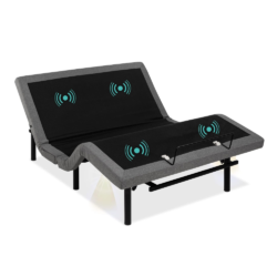 Best Choice Products Ergonomic Queen Size Adjustable Bed, Zero Gravity Base for Stress Management w/Head and Foot Incline, Wireless Remote Control, Massage, Under-Bed Nightlight, and USB Ports