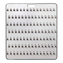 CarBowz EZ Line Key Board Key Organizer with Numbered Self Closing Hooks (105 Hook)