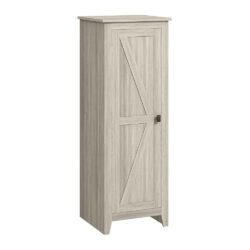 HOMCOM 68''H Traditional Freestanding Kitchen Pantry Cabinet Cupboard with Framed Glass Door, Kitchen Buffet and Hutch Wooden Storage Sideboard with Microwave Counter, White