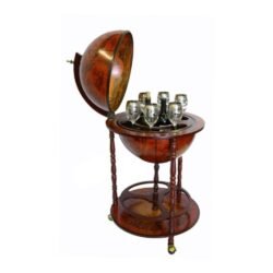 Sixteenth-Century Italian Replica Old World Globe Bar